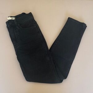 Madewell high waisted Black Skinny Jeans - 24 petite